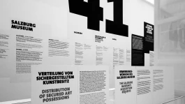 Ansicht der Sonderausstellung „Anschluss, Krieg, Trümmer