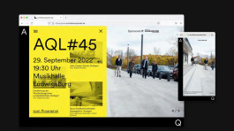 Corporate Identity und Website für das Architekturquartett Ludwigsburg, gestaltet von Bureau Hog