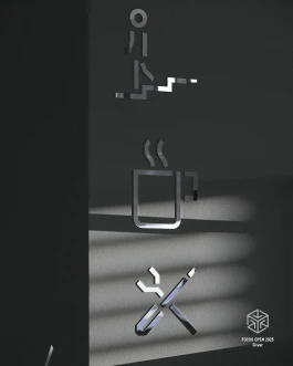 Leitsystem im neuen Hauptsitz der GEMÜ Gebrüder Müller, gestaltet von Bureau Hog